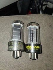 2 strong sylvania 5Y3GT / 5Y3 tubes #40001