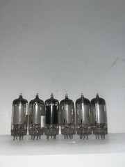6 Unknown Brand 12BE6 Non Matching Tubes TV7 Good See Photos For Details