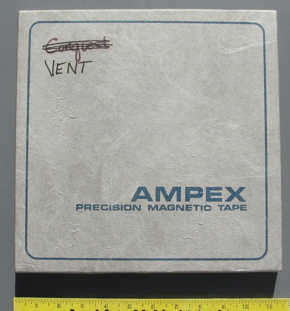 Ampex 456-273111 Grand Master Studio Mastering Audio Tape 1/2” x2500&prime; Metal Used