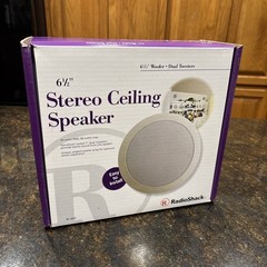 Vintage RADIO SHACK 6 1/2&Prime; Stereo Ceiling Speaker 40-4097 – NEW