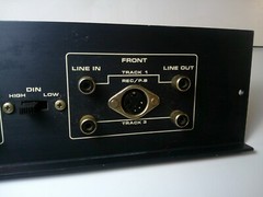 AKAI GX 400D SS REAR PANEL REAR FRONT LINE IN OUT TESTED WORKING