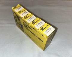 Sleeve of 5 Vintage Sylvania Matched 7199 Tubes, All Brand New – Test NOS