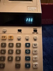 Vintage Canon P5-D Printing Calculator w/ Box, Manual, Charger, Paper – Tested