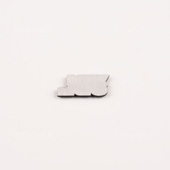 2pcs JBL Aluminum Silvery Logo Badge Replacement piece 23mm(0.90&Prime;)X 13mm(0.51&Prime;)