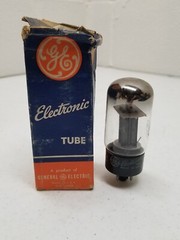 5V4G Vacuum Tube – GE – USA – Black Plates NOS EL4