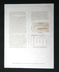 Rare Vintage 1973 Infinity Speaker Review Brochure, Omnidirectional T-L Speaker