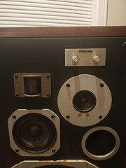 Pioneer HPM-100 Speakers 200 Watt Version Vintage Pair Tested Working Great