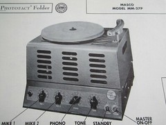 MASCO MM-27P TUBE AMP AMPLIFIER PHOTOFACT