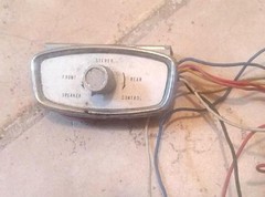 Vintage AudioTex Hi Fi Speaker Auto Stereo Under Dash Fader Control Unit Japan