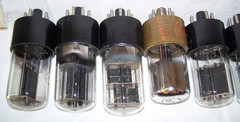 Lot of (20) 6X5GT tubes,radio,amp,full-wave rectifier,6X5,1274,RCA,GE,Sylvania,+