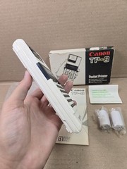 Canon TP-8 Pocket Printer Calculator w/Original Box, Manual, & Paper Tested