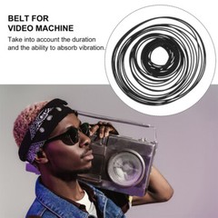 90 Pcs Radio Tape Belt Cassette Deck Belts Player Rubber Traction