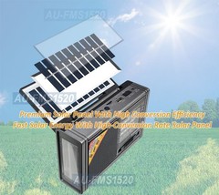 AM/FM Shortwave Solar Radio With Bluetooth Speaker Flashlight MP3 Player