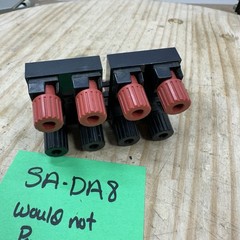 Technics SA-DA8 SA-DA10 Parts READ DESC – Speaker Output Binding Posts Board