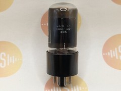 Brimar CV1988 = 6SN7GT Black Glass Lower Declined Getter – British BVA &rsquo;59 – NOS