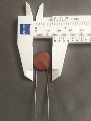 Original NOS 1960s SK .05 uF 50V capacitor 20% ceramic disc dime tone cap Fender