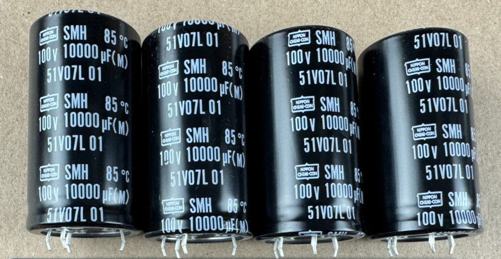 4 New 10000 uf 100v Main Filter Capacitors NAD 2200 PE Marantz 2385 2500