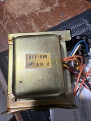 PIONEER RT-1020L Reel to Reel Parts – Power Transformer RTT-089 + Fuse – Vintage