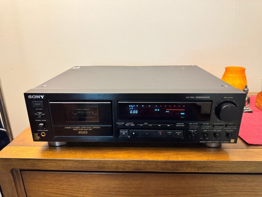 Sony TC-K850ES 3Head DirectDrive Quartz DualCapstan Deck in Top Condition