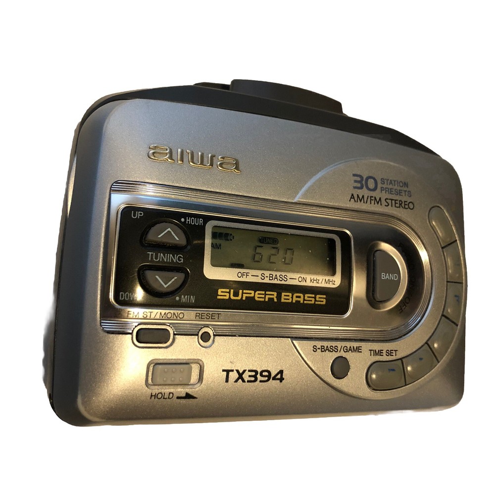 Aiwa HS-TX394 Radio Player Read Inside -Cassette Doesn&rsquo;t Work- Radio Works @B