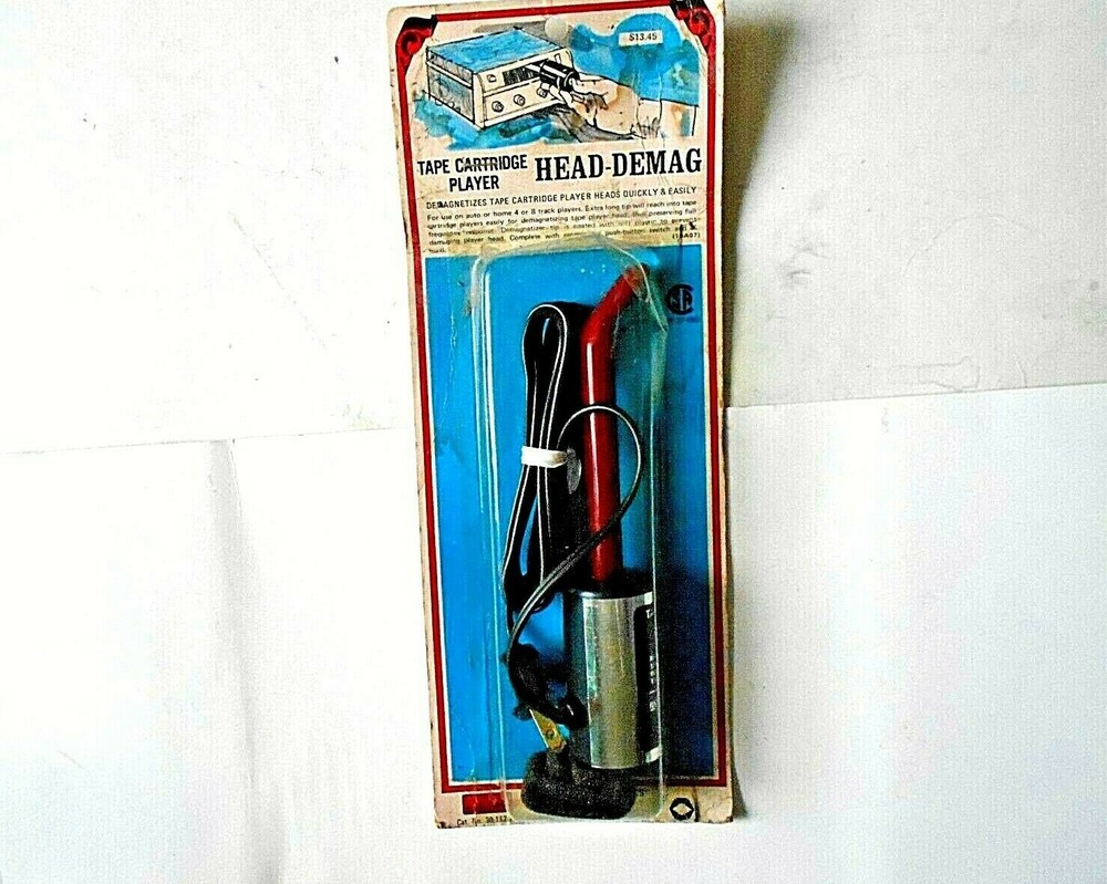 Vintage Audiotex Tape Cartridge Player Head-Demag by GC Electronics No. 30-112-2