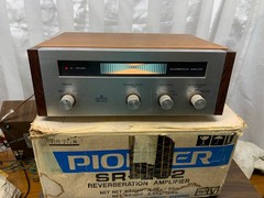 Pioneer SR-202 Vintage Reverberation Amplifier With Box Made In Japan WORKS