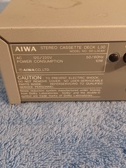 Aiwa L30 Stereo Cassette Deck Recorder, Parts Or Repair,