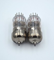 NEW 2pcs 6N23P-EV O-Getter MATCHED PAIR Tubes Reflector NOS 6DJ8 ECC88 6922