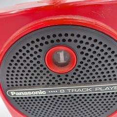 Panasonic Red Dynamite TNT Portable 8-Track Player RQ-830S Broken Plastic PARTS
