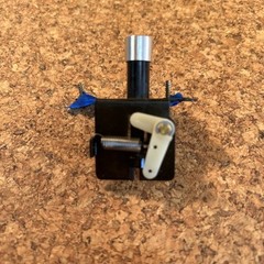 Pioneer PL-115D Turntable Parts Return button assembly with hardware