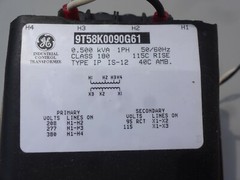 General Electric Transformer 9T58K0090G61