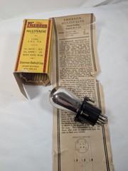 NOS Emerson Multivalve EMV-3A Vacuum Tube w/ Box Untested