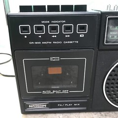 Vintage SUPERSCOPE CR-800 AM/FM Radio Cassette Player – Radio Works – FPOR Read