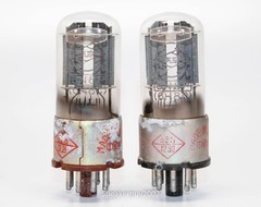 2X Nanking Metal Base 6H8C 6N8P 6SN7 Vacuum Tubes / KT9