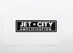 Jet City AMPLIFICATION badge Sticker Decal DIY waterproof 152mm(5.98&Prime;X44mm(1.73&Prime;