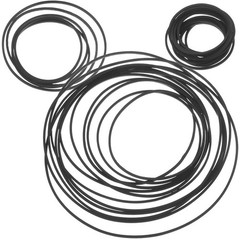90 Pcs Radio Tape Belt Cassette Deck Belts Player Rubber Traction