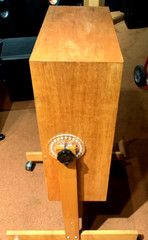 Otari 19 inch standard rail (14 space) adjustable angle Wood Cabinet Casters