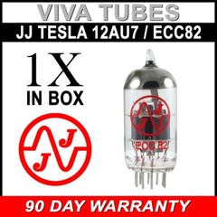 Brand New in Box Gain Tested JJ Tesla Electronics 12AU7 / ECC82 Vacuum Tube