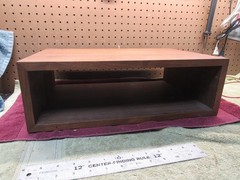 Vintage Stereo Radio Hi-Fi Wood Cabinet Mcintosh Fisher Scott 17&Prime;x4.5&Prime;
