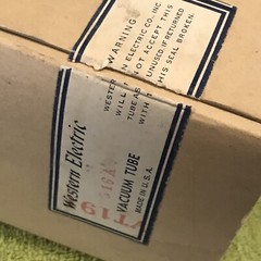 Western Electric VT-191 316A Triode Vacuum Tube Made in USA, Seller USA Box#48