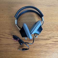 Telex 510 Headphones Made in USA Vintage Over Ear Wired Audio