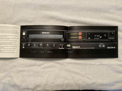 1985 Sony SL-HF600 Betamax Videocassette Recorders Advertising Catalog