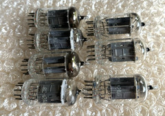 Lot Of 7 RCA JRC- 12AU7/A/ECC82 Vacuum Tubes TV7 Tested STRONG