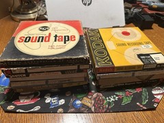 Lot of 10 Vintage Reel to Reel Tapes Scotch 7 Inch Unknown Content-Used