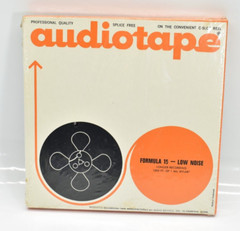 Vintage Blank Audio tape Sealed Formula 15 Low Noise 1800 ft 1 Mil Mylar
