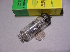 FISHER 500B 800B RECEIVER AMPEREX EM-84 6FG6 MAGIC EYE TUNING INDICATOR TUBE