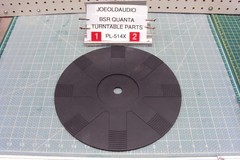 BSR Quanta 550SX Turntable Rubber Mat P/N C113617 Soft & Pliable. Parting 550SX