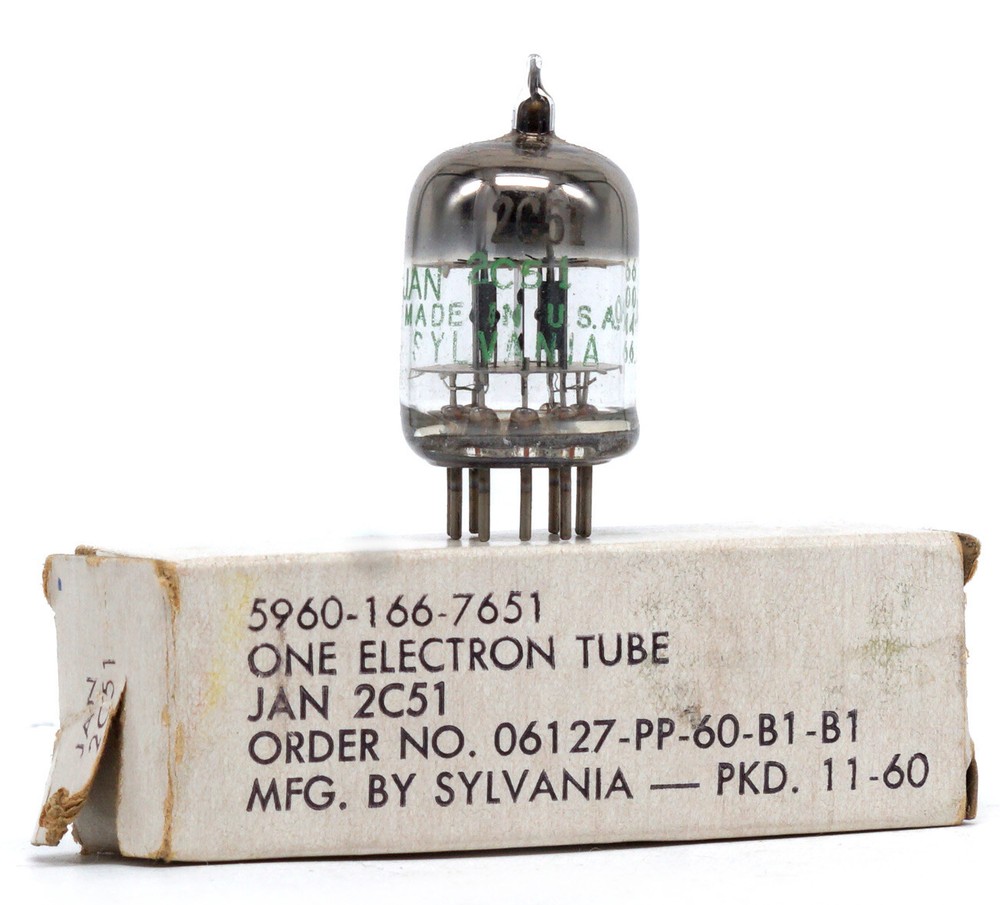 2C51/5670W/5670 SYLVANIA NOS Tube Röhre Lampe Valvola Valvula Valve 진공관 真空管 电子管