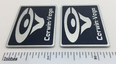 Cerwin Vega 212 Speaker Badge Logo Emblem Custom Made Aluminum 417R