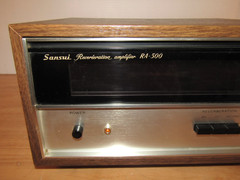 VTG Sansui RA-500 HiFi Reverb Amplifier Wood Case UNTESTED – Read Below.